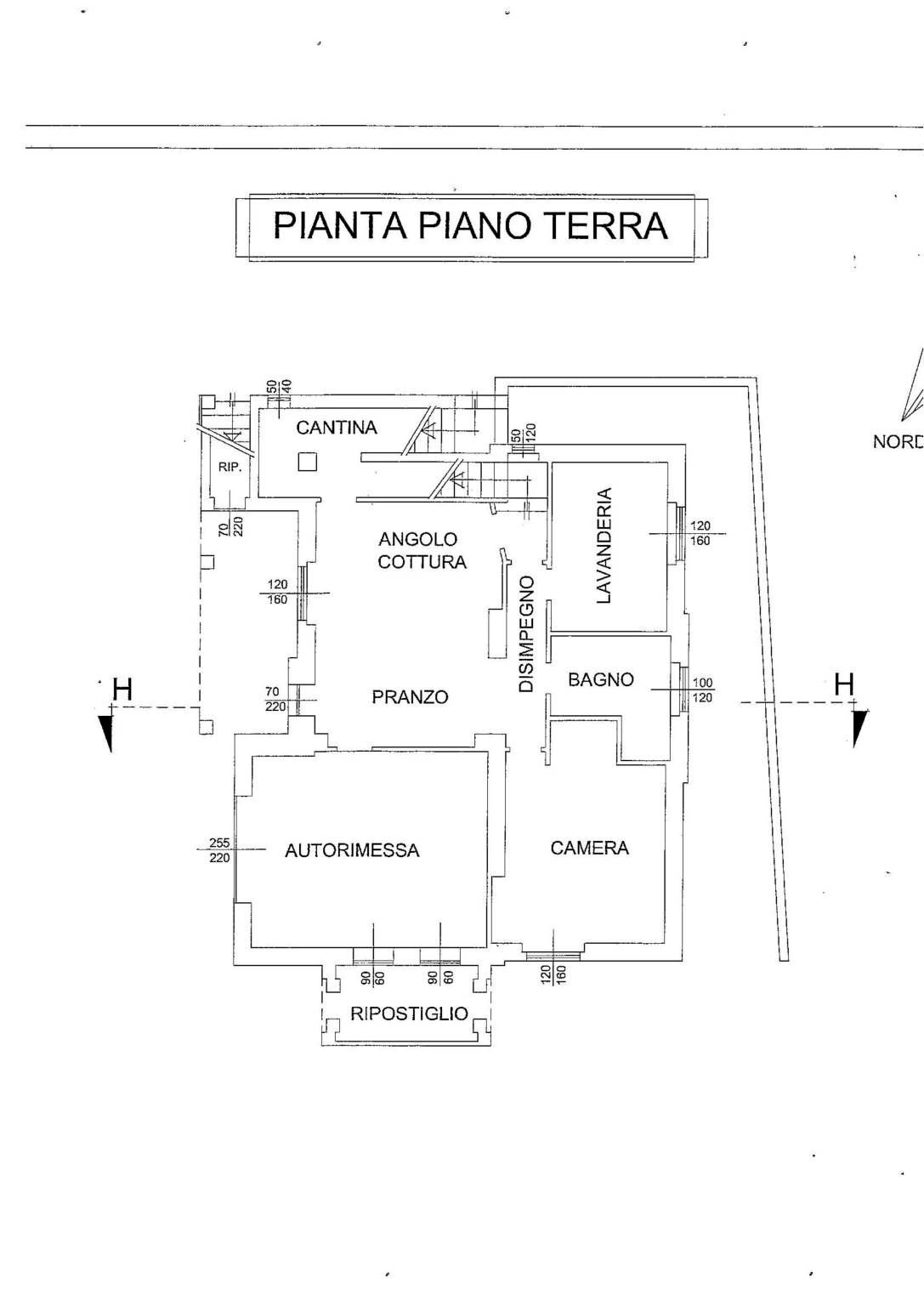 Villa via Altipiano, Porto Valtravaglia - planimetria 1