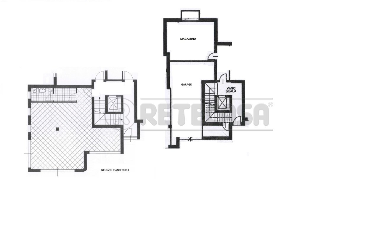 Planimetrie - Locale Commerciale Zermeghedo - planimetria 1