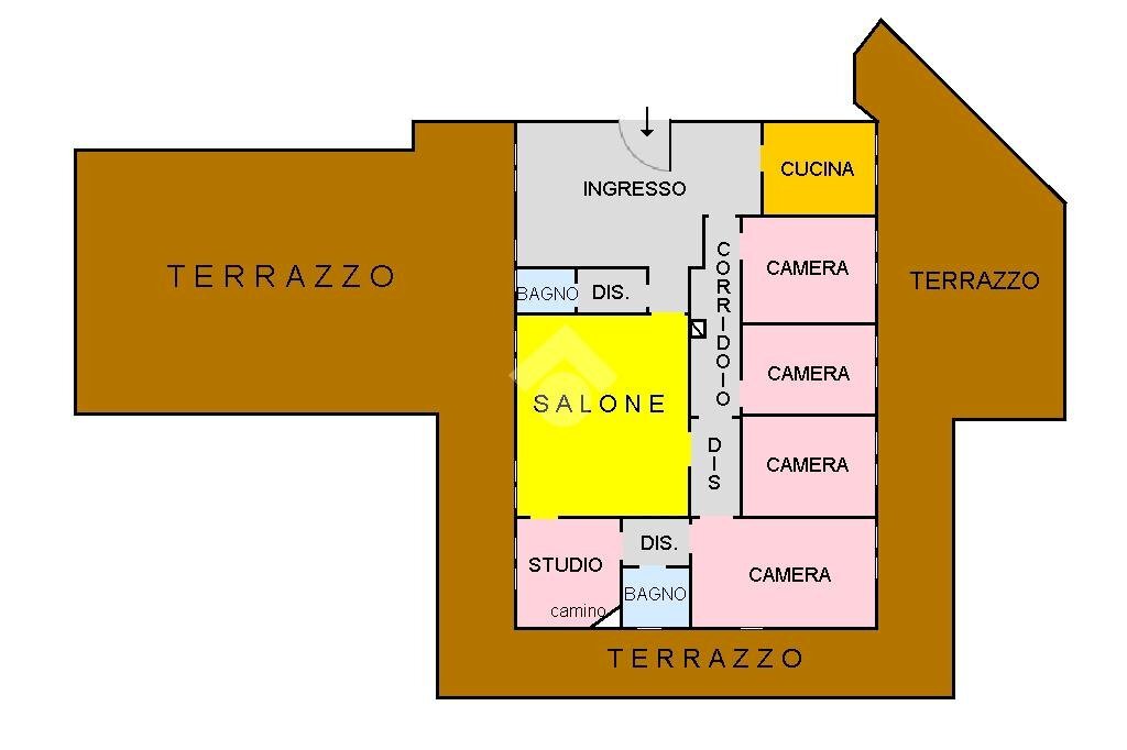 Appartamento Via Giacomo Matteotti, Peschiera Borromeo - planimetria 1