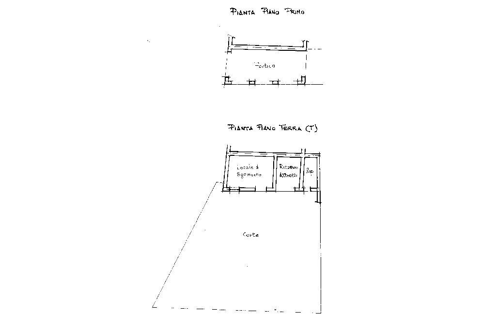 Casa semi indipendente Frazione Vigoponzo, Dernice - planimetria 1