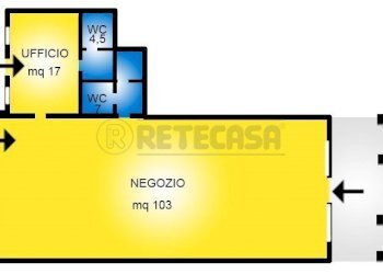 PLANIMETRIA.jpg - Ufficio Via Urbano Rattazzi 4, Vicenza - foto 18