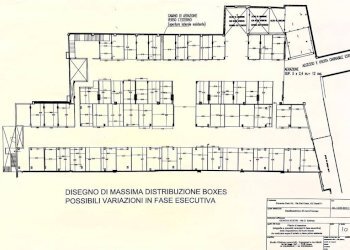 planimetria - Box via Giacomo Soliman, Genova (zona Sestri Ponente) - foto 6