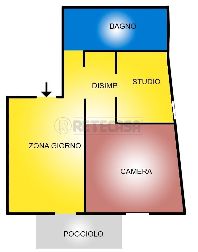 Retecasa_Valdagno - Planimetria.jpg - Four-room apartment Valdagno - floor plans 1