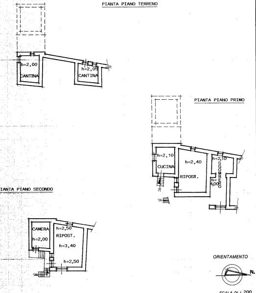 Rustic Borgata Agliasco Gignosa, Snc, Paesana - floor plans 1