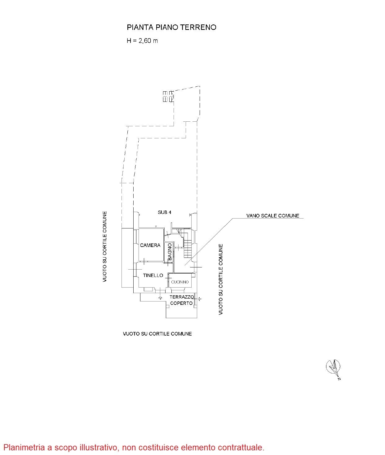 Bilocale Borgata Granges, 5, Fenestrelle - planimetria 1