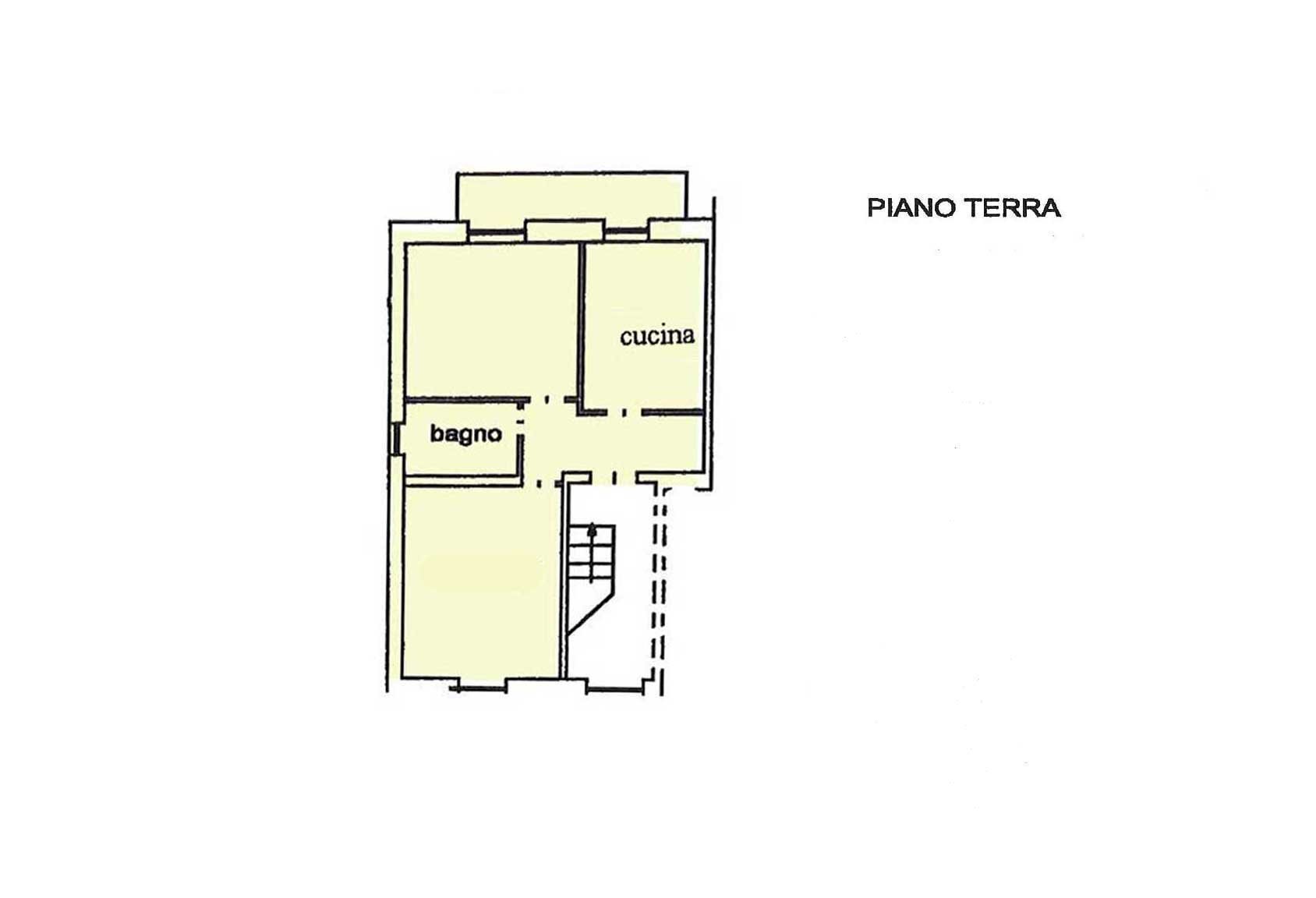 Casa indipendente strada Frinco, Moncalvo - planimetria 1