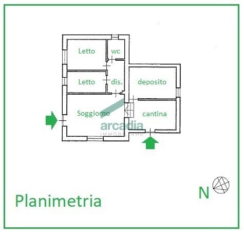 planimetria - Villa Ctr. Ciminiera 62, Monopoli - planimetria 1