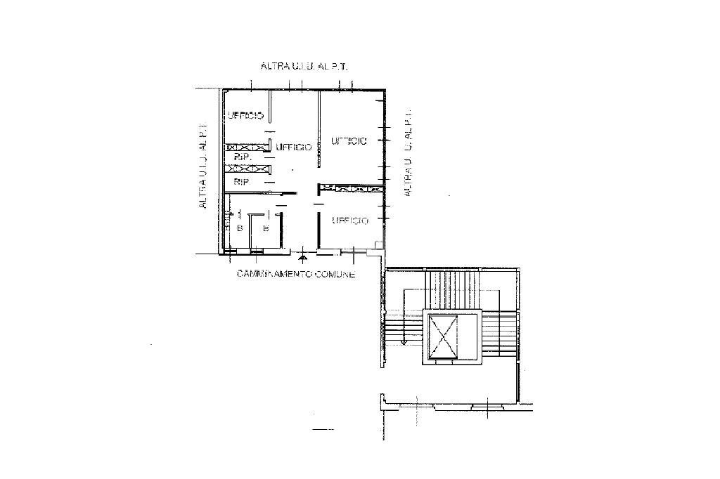 Quadrilocale Via Milano, Vaprio d'Adda - planimetria 1