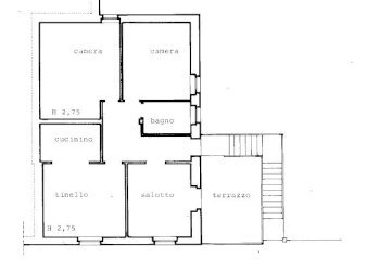 planimetria - Casa indipendente Via Cigne 2, Panicale - foto 14