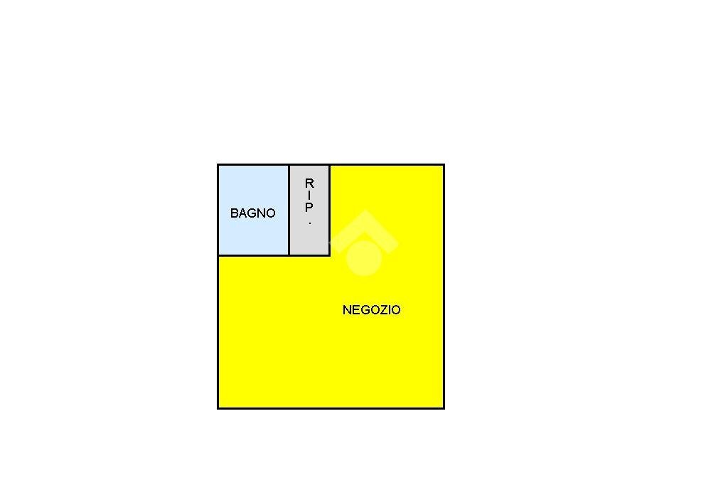 Negozio Via Borri, Bagnolo in Piano - planimetria 1