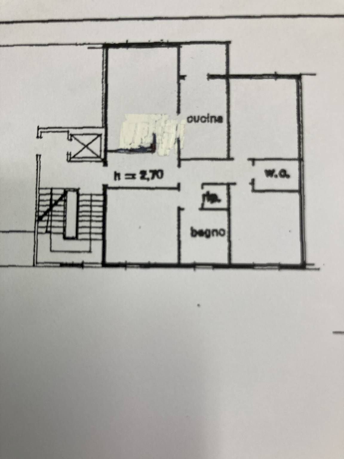 Appartamento via dei Giardini, 15, Bologna (zona Corticella) - planimetria 1