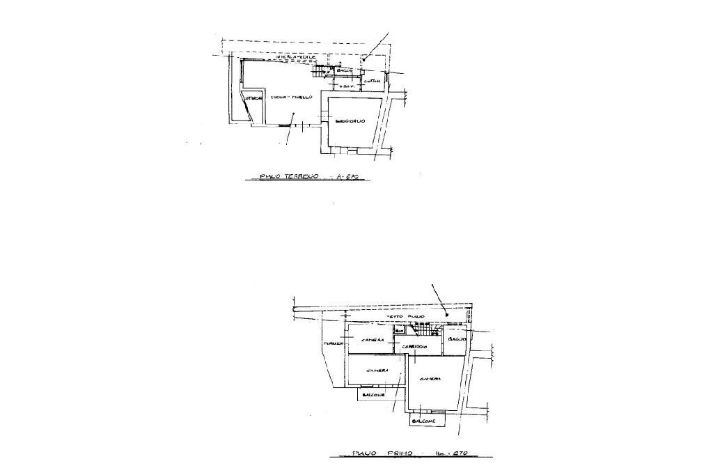 Casa semi indipendente Frazione Filia, Castellamonte - planimetria 1