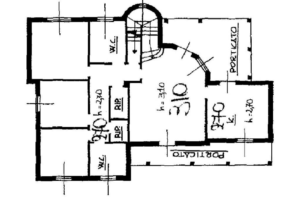 Villa Via Umberto Camera, Fresonara - planimetria 1