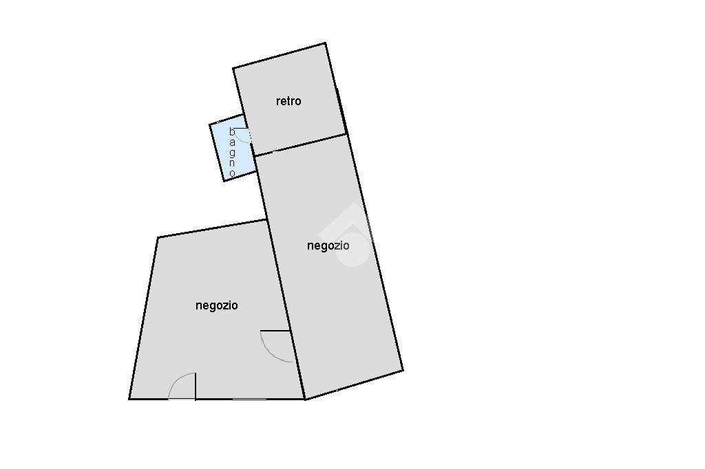 Negozio negozio via carbonari, Cesena - planimetria 1
