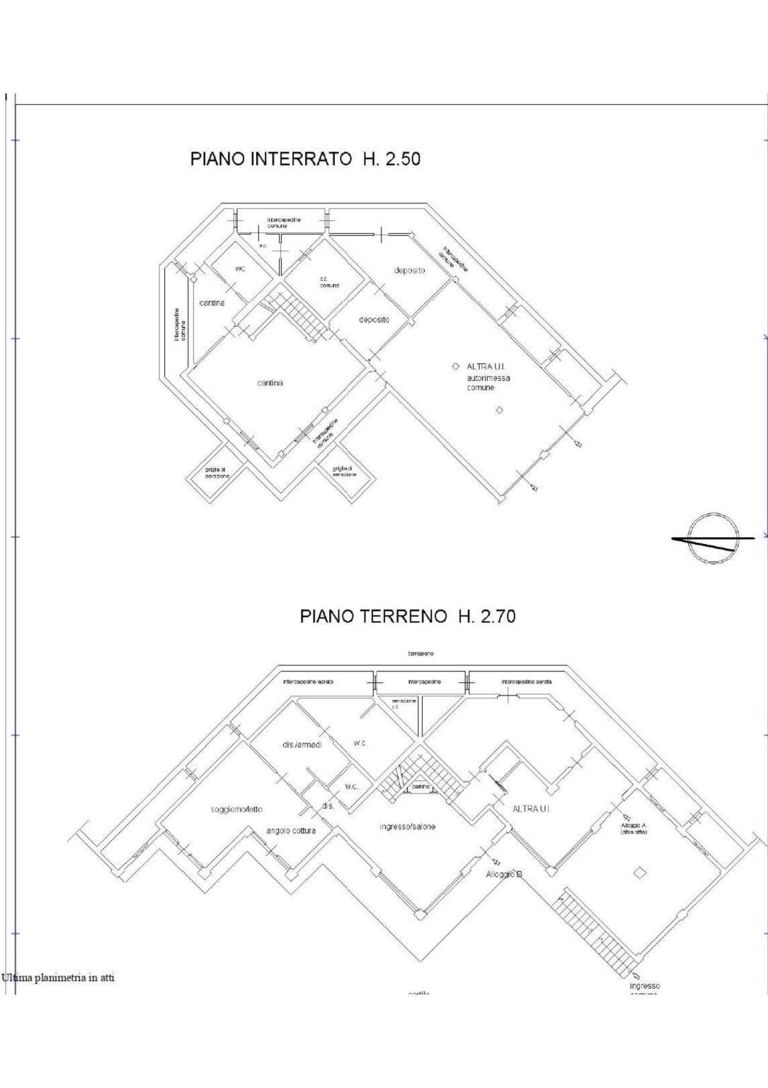 Villa Unifamiliare Strada Comunale del Cartman, 48, Torino (zona Madonna del Pilone) - planimetria 1