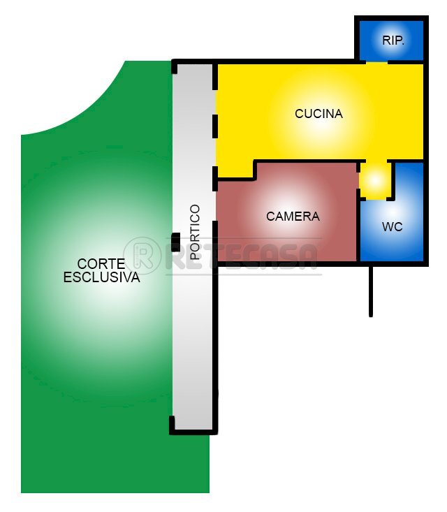 A-191.jpg - Bilocale VIA ROVEGLIARA 64, Bressanvido - planimetria 1