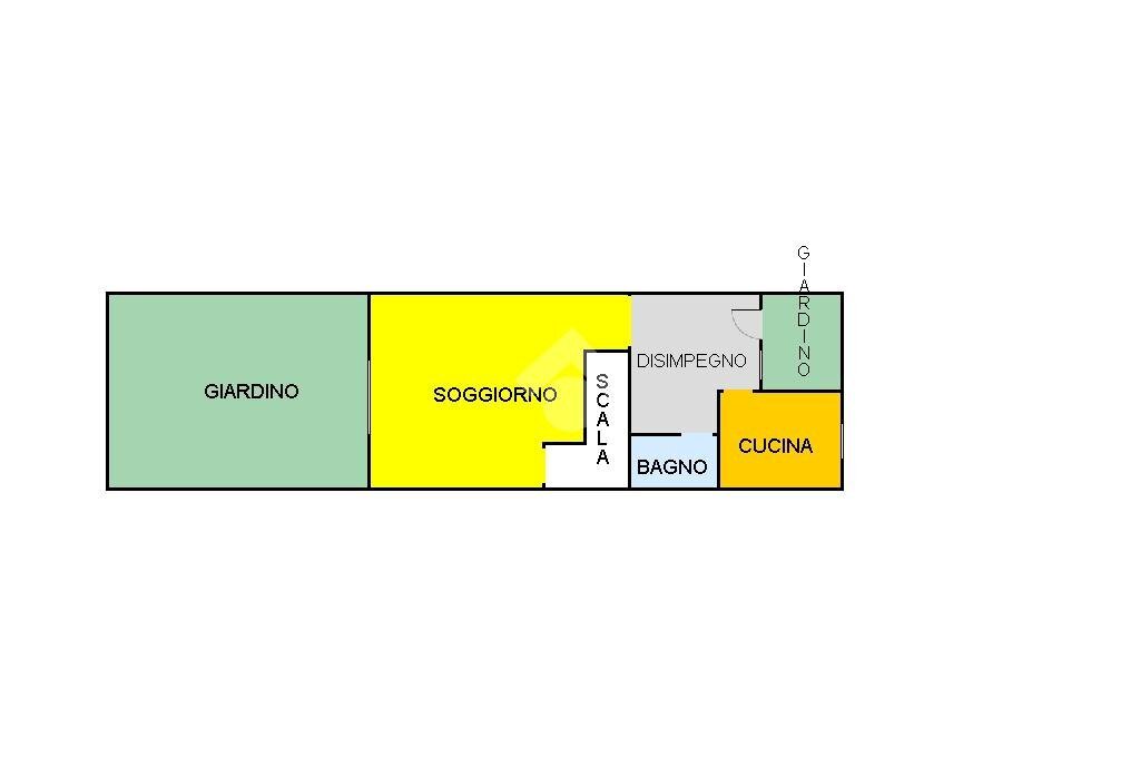 Terraced Villa Via Torino, Beinasco - floor plans 1