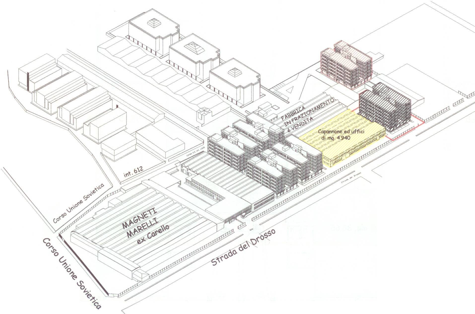 Office corso Unione Sovietica, 612/15, Torino (neighborhood Mirafiori Sud) - floor plans 1