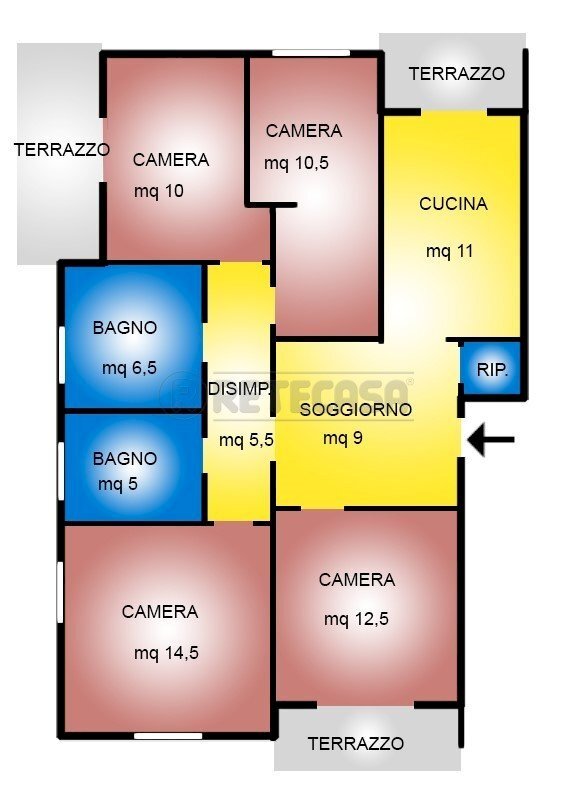 Planimetria.jpg - Non-buildable land via F. Firoetti 12, Vicenza - floor plans 1