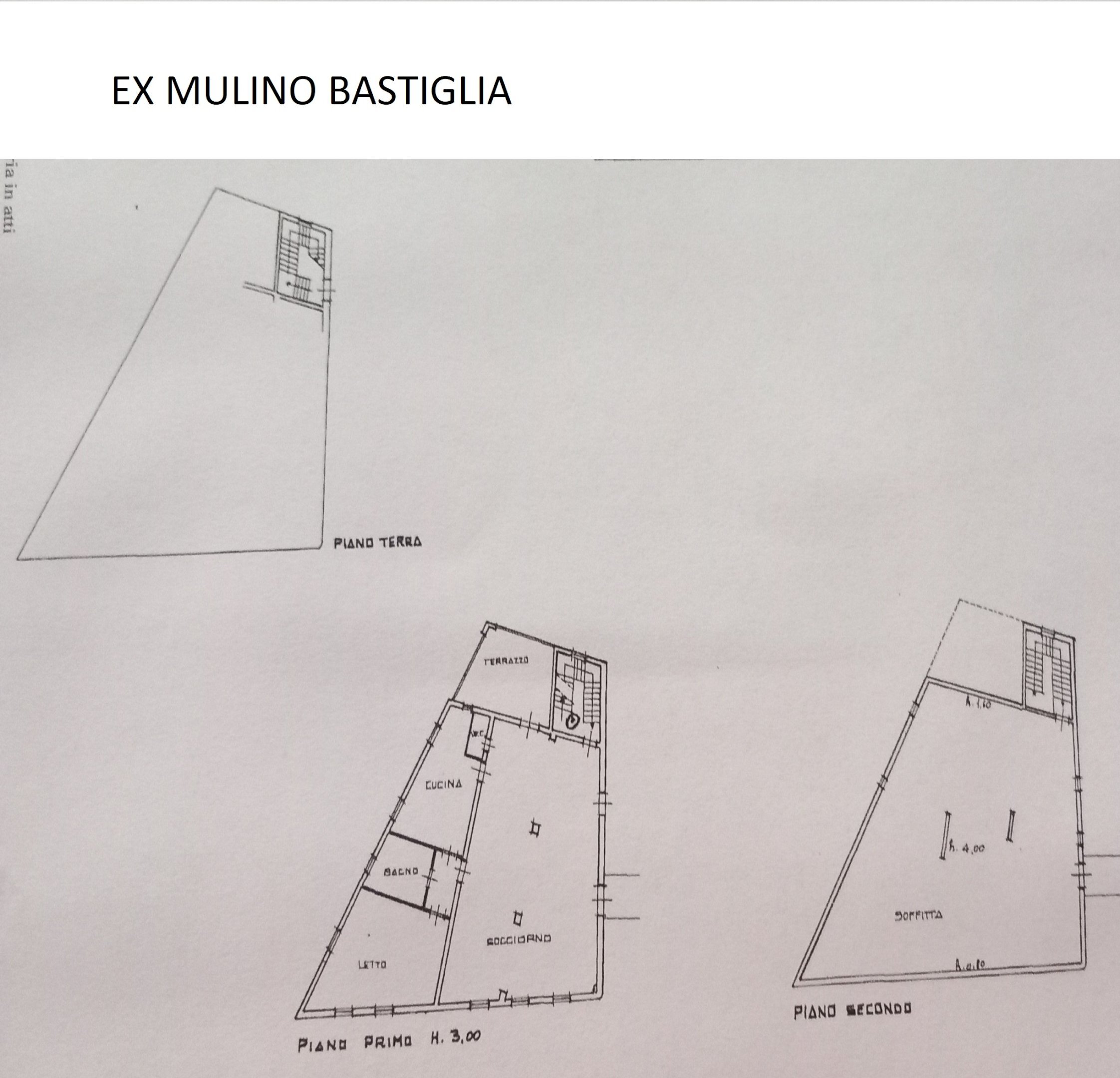 Appartamento Via San Marco, Bastiglia - planimetria 1