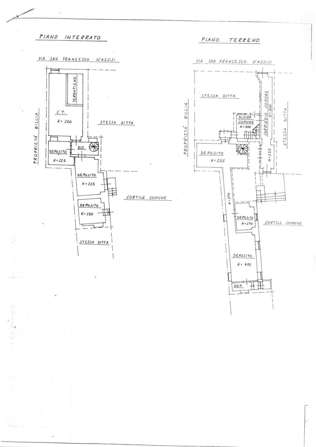 Negozio via San Francesco d'Assisi, 18, Villafranca Piemonte - planimetria 1