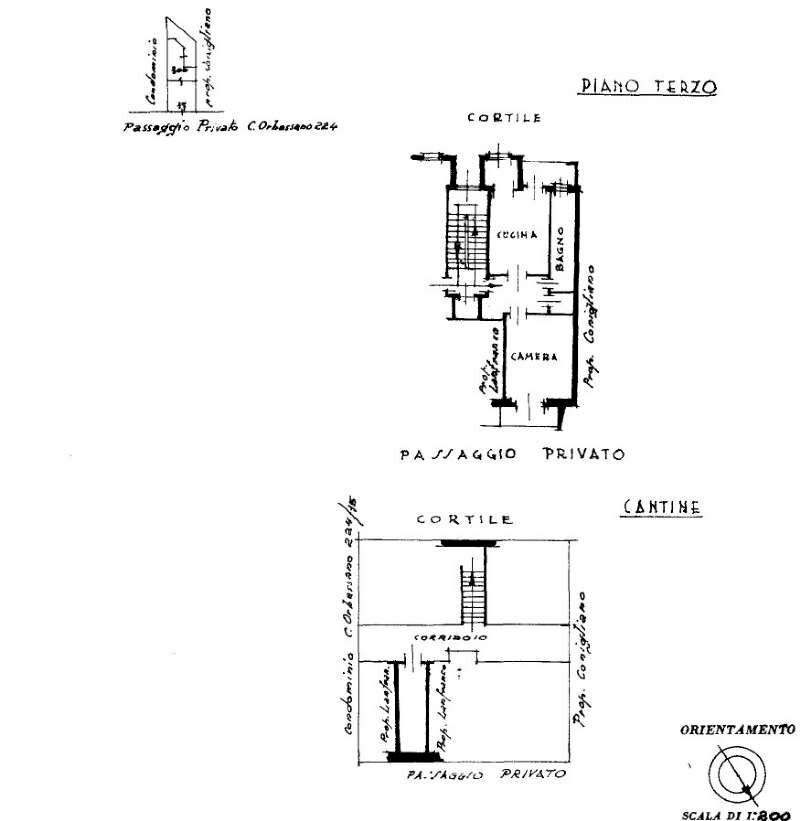 Planimetria Immobile - Appartamento corso Orbassano, 224/17, Torino (zona Santa Rita) - planimetria 1