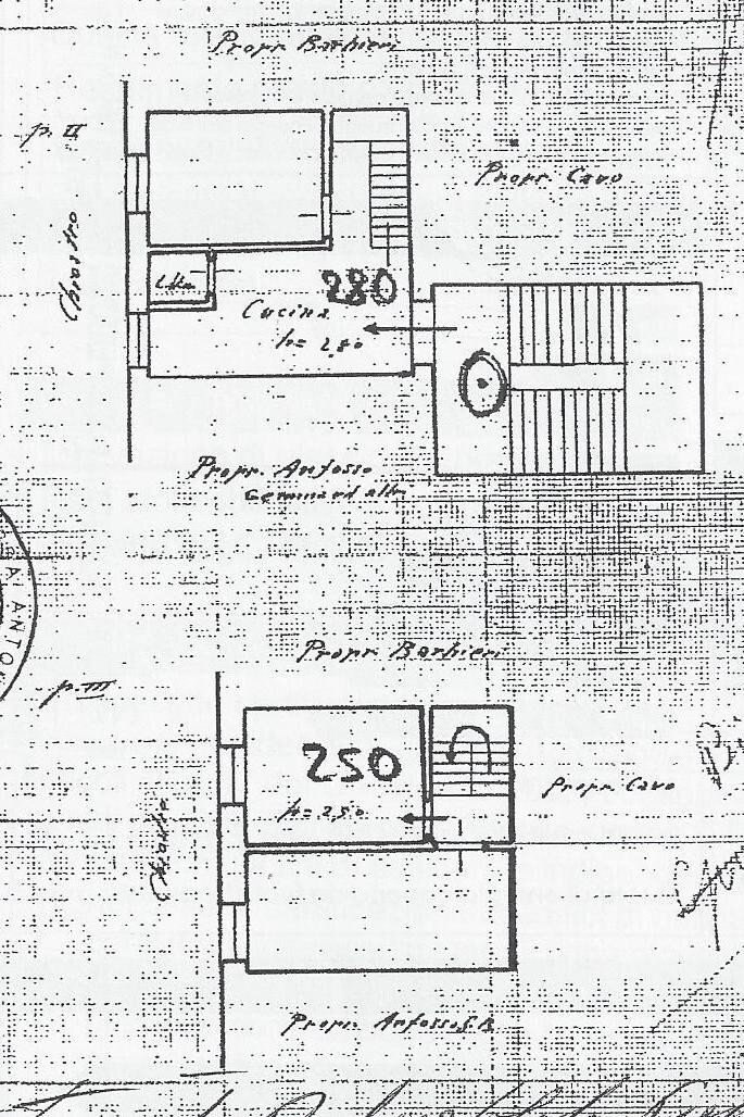 Three-room apartment via Cesare Anfosso, Voltaggio - floor plans 1