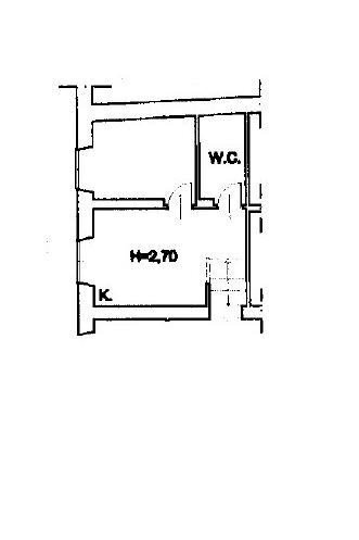 Bilocale corso Luigi Andrea Martinetti, Genova (zona Sampierdarena) - planimetria 1