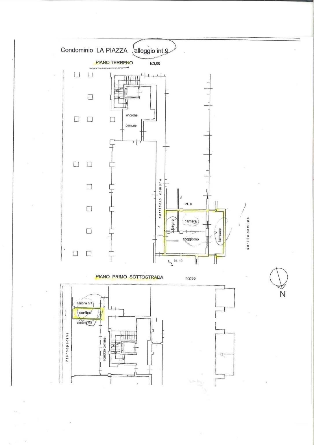 Bilocale Roburent - planimetria 1