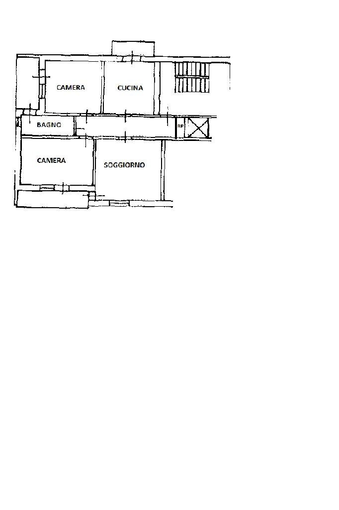 Four-room apartment Via Torino, Ivrea - floor plans 1