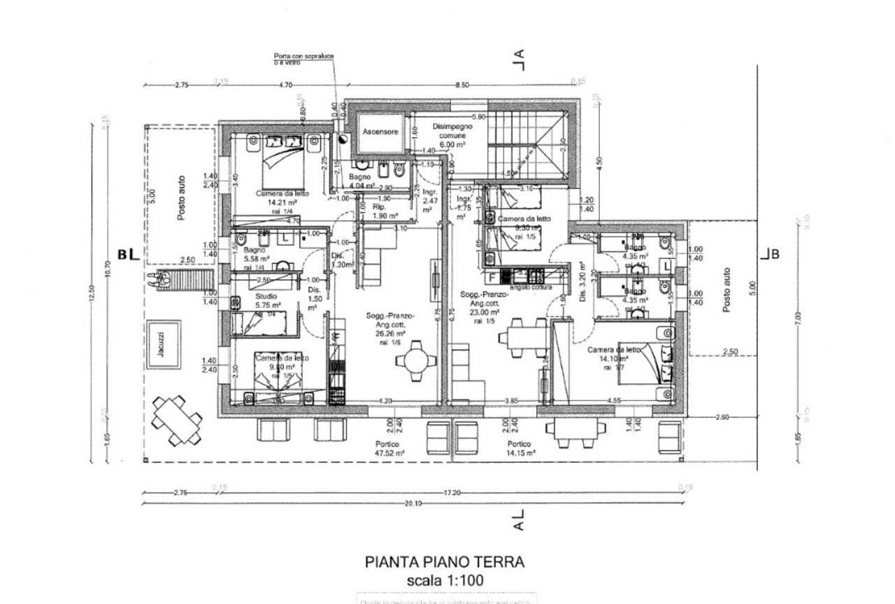 Appartamento Cervia - planimetria 1