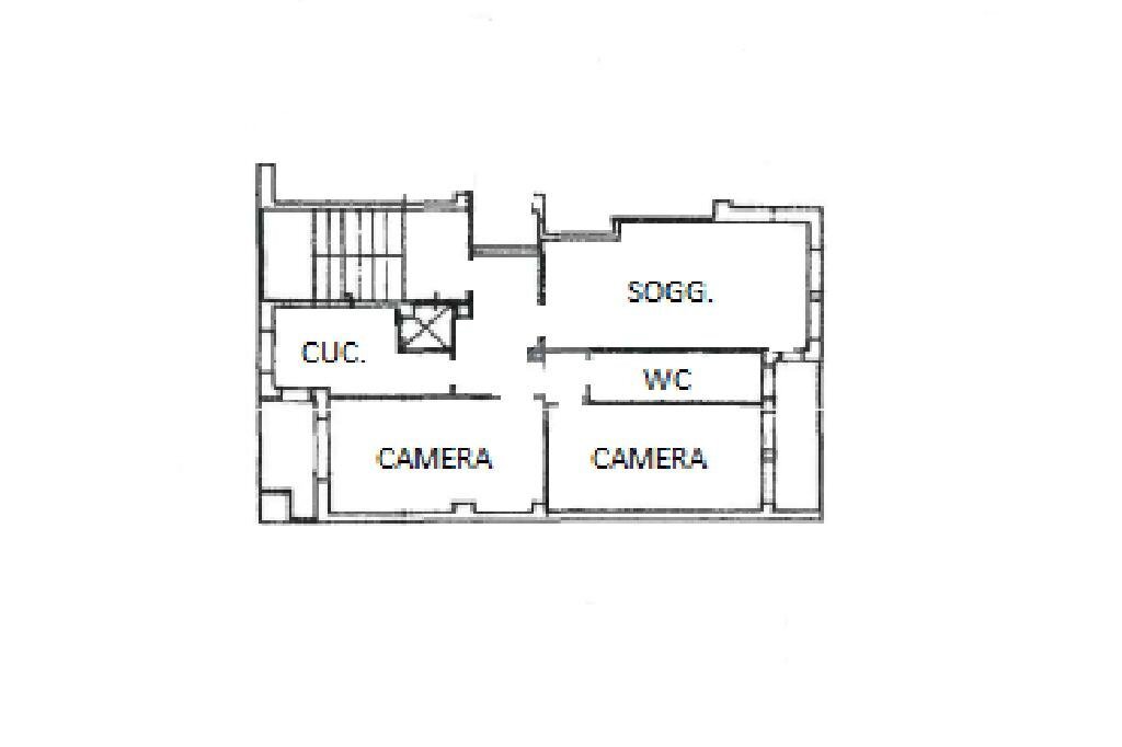 Quadrilocale Corso Massimo D'Azeglio, Ivrea - planimetria 1