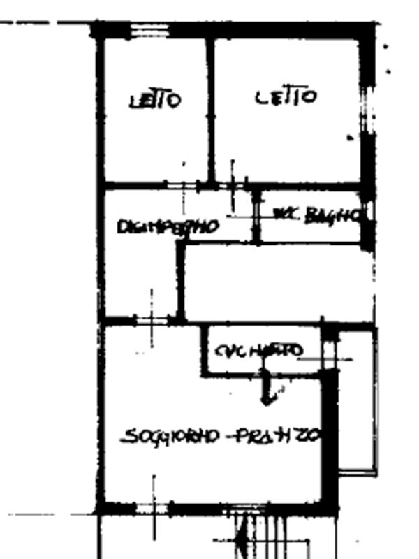 Appartamento Cervia - planimetria 1
