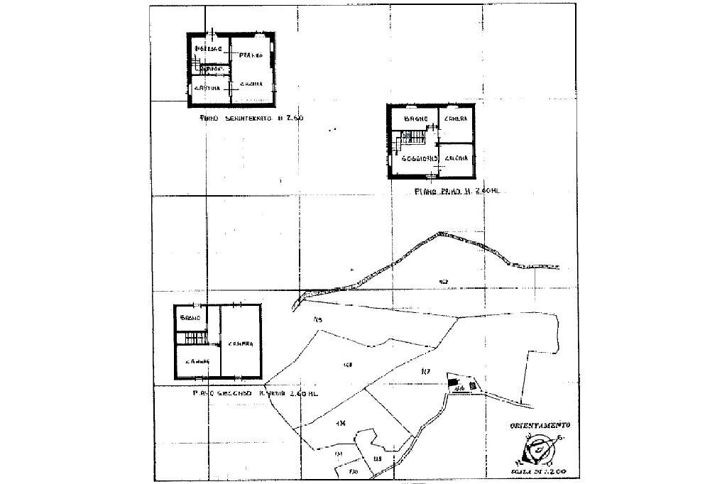 Independent house Via Montorso, Pavullo nel Frignano - floor plans 1