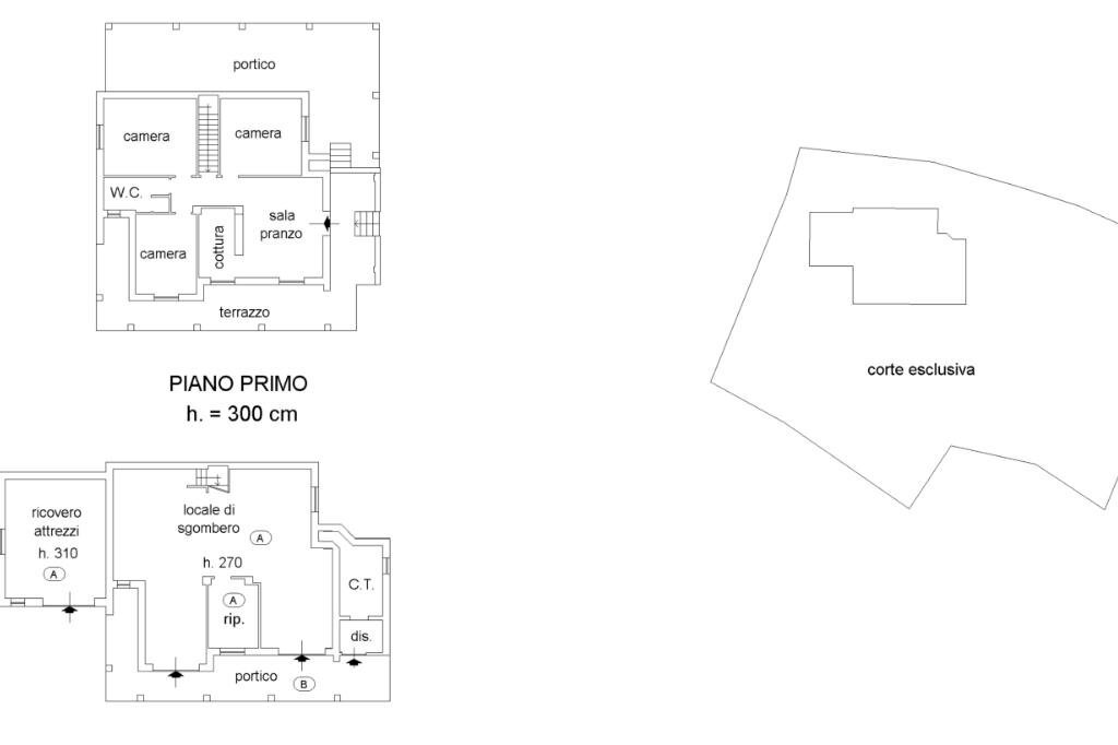 Casa indipendente Str. Moirano, Acqui Terme - planimetria 1