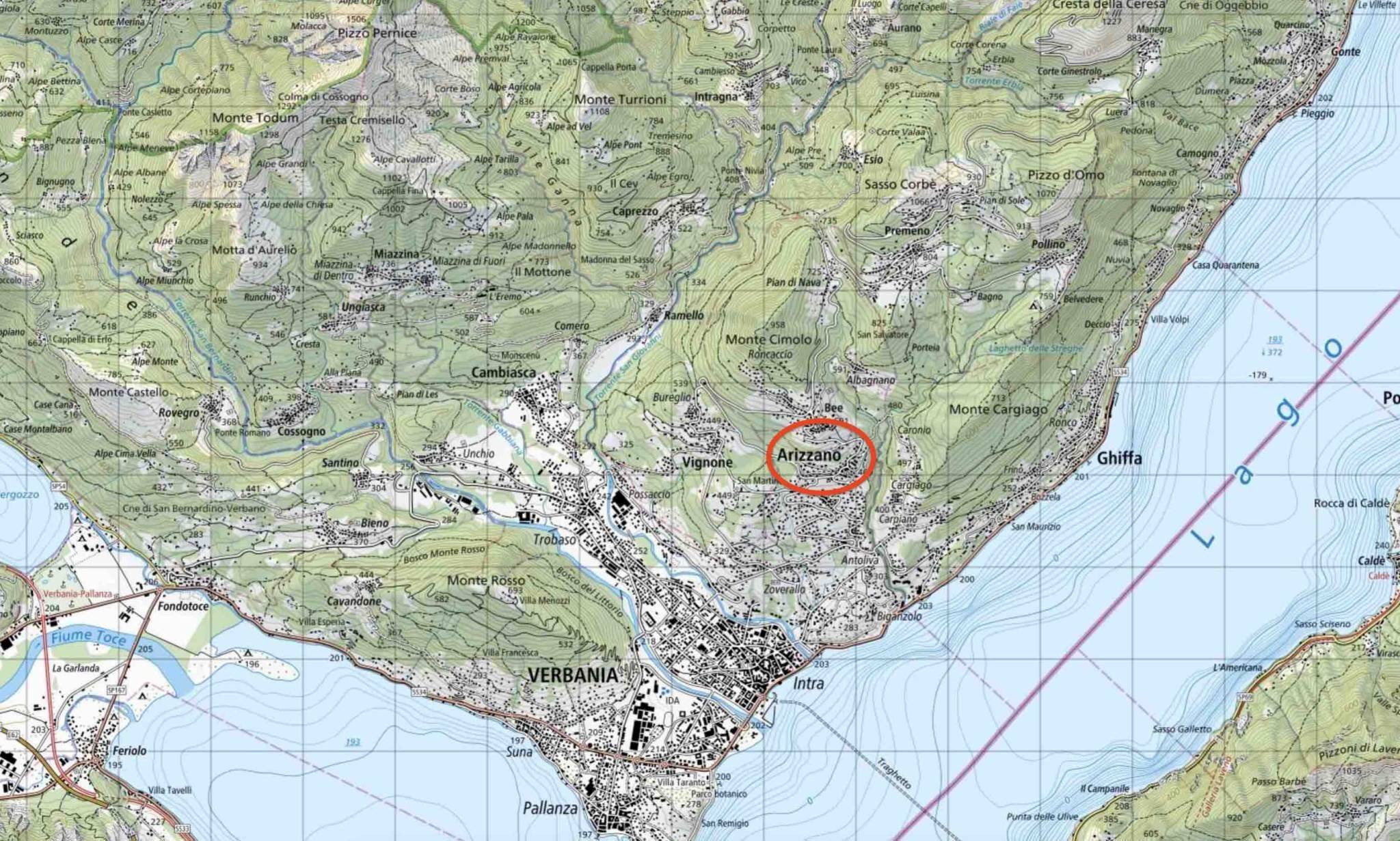 Rustico corso Roma, 20, Arizzano - planimetria 1