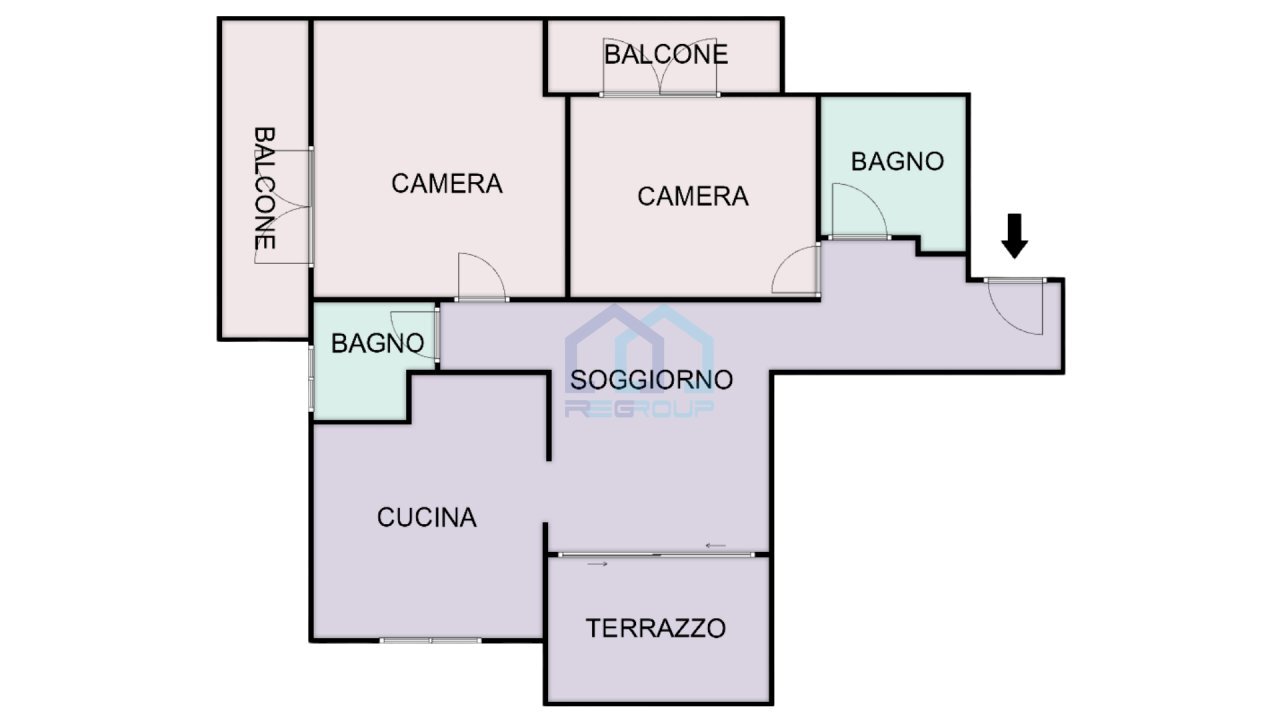 planimetria - Apartment Via de Negri 8, Bergeggi - floor plans 1