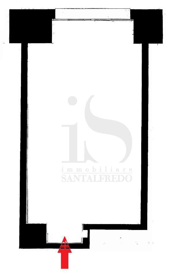 PLANIMETRIA - Shop CORSO BUENOS AIRES, Milano - floor plans 1