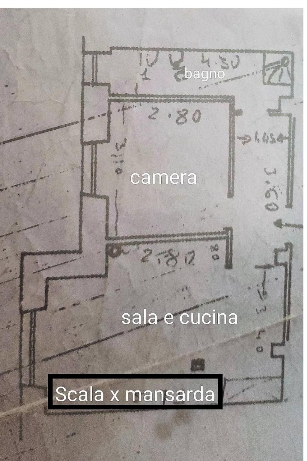 Trilocale Fabbrica Curone - planimetria 1
