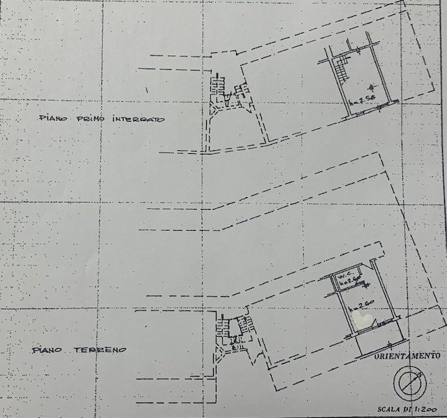 One-room apartment via del Pret, Bagnolo Piemonte - floor plans 1
