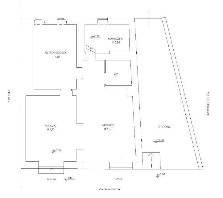 planimetria - Commercial Premises Via Pietro Bembo 2, Roma - photo 1