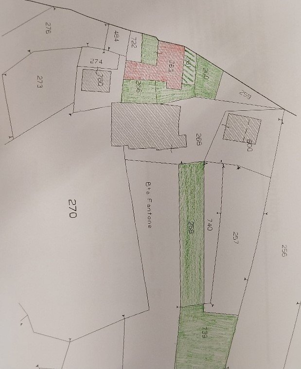 Rustic Borgata Fantone, Oncino - floor plans 1