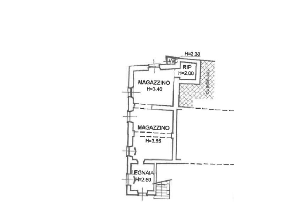Stable - Palace Via S. Lorenzo, Leivi - floor plans 1