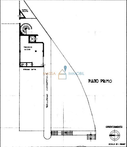 Planimetria pubblicabile ufficio Massa.PNG - Office Via Aurelia Ovest 177, Massa - floor plans 1