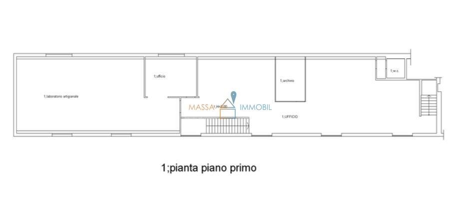 WhatsApp Image 2023-05-04 at 13.31.43.jpeg - Ufficio Via Bartolomeo Ordonez 32, Carrara - planimetria 1