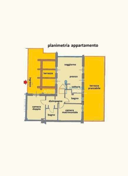xxl.jpg - Four-room apartment Via Pellegrino Rossi 8, Massa - floor plans 1