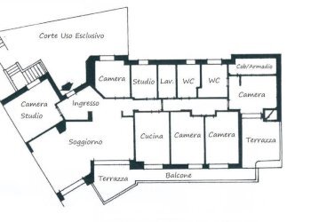 Piantina - Attico via delle Betulle, 74, Aosta - foto 23