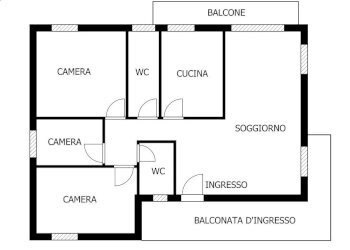 Planimetria - Villa Viale Costa dei Landò, Cogorno - foto 25