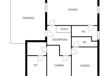 Planimetria - Villa Località ri case sparse, Chiavari - foto 22