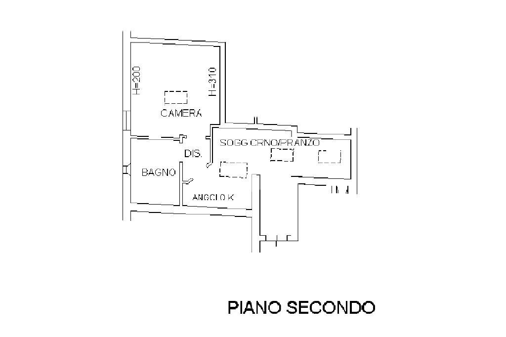 Bilocale Via emilia est, Castelfranco Emilia - planimetria 1